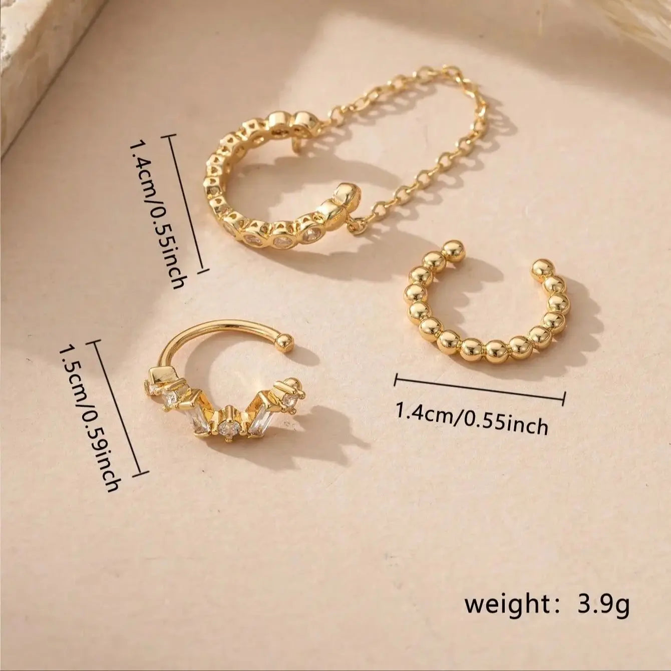 Mia Ensemble de manchettes d'oreille