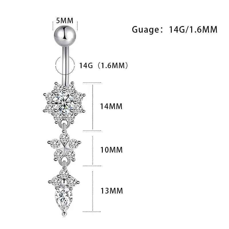 Eva Piercing nombril