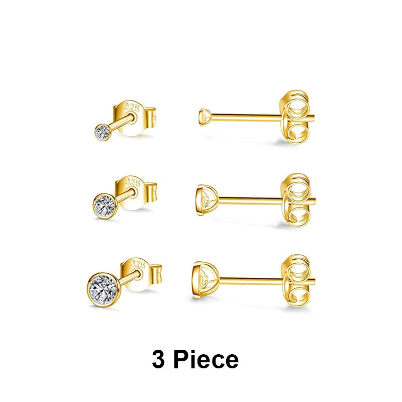 Amy 3 pièces  boucles d'oreilles