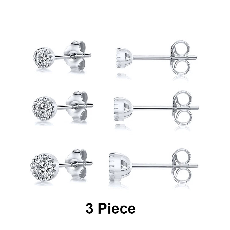 Amy 3 pièces  boucles d'oreilles