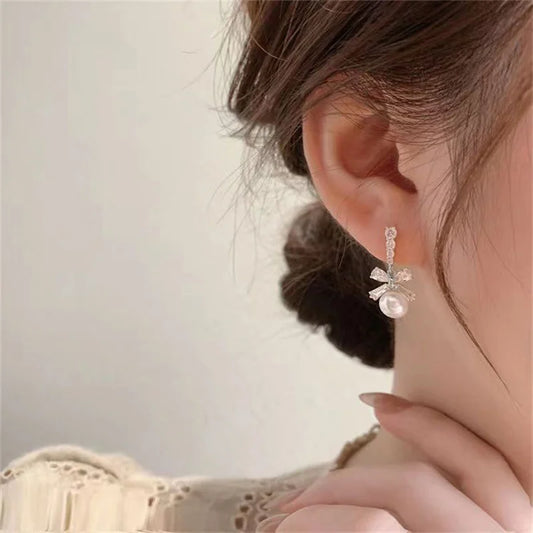 Snow boucles d'oreilles pendantes
